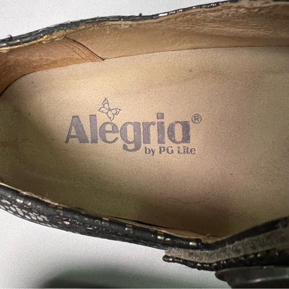 alegria shoes size 36 Multicolored Snakeskin Pattern...GENTLY USED nb - Picture 11 of 12